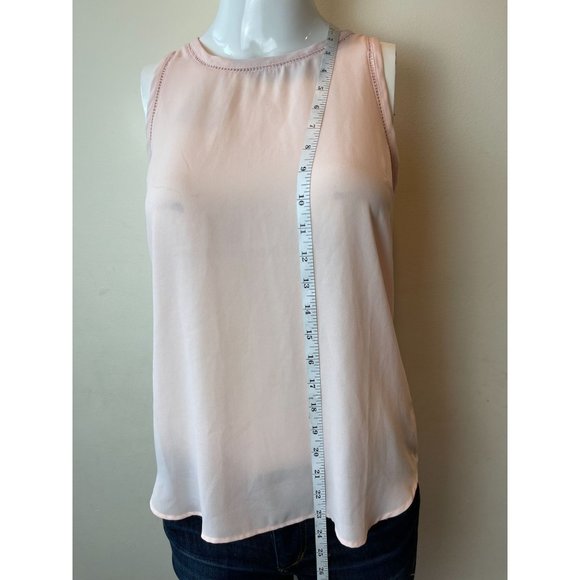 J. Crew Womens Tank Top Round Neck Sleeveless Back Keyhole Lotus Pink Size 2 - Picture 4 of 8